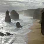 mystische Aussicht auf die Zwölf Apostel auf der Great Ocean Road