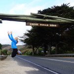 Jessi beim Start auf die Great Ocean Road