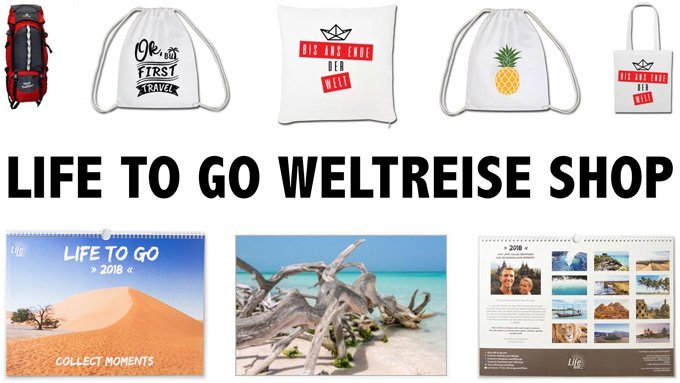 Life to go Weltreise Shop