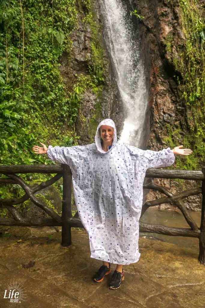 Wasserfall Mistico Hanging Bridges Park Costa Rica