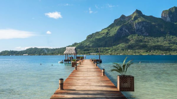 Bora Bora Reisekosten Bericht - Mount Otemanu